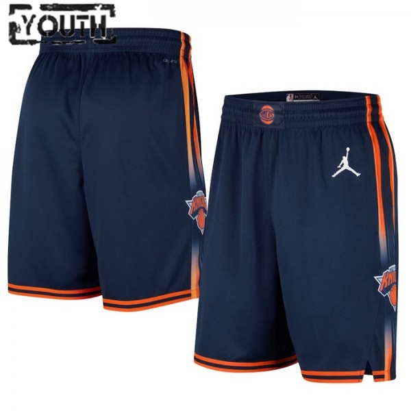 New York Knicks NBA Shorts Jordan 2022-23 Statement Edition Swingman - Kinder